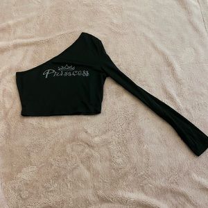 princess one sleeve shirt size XS